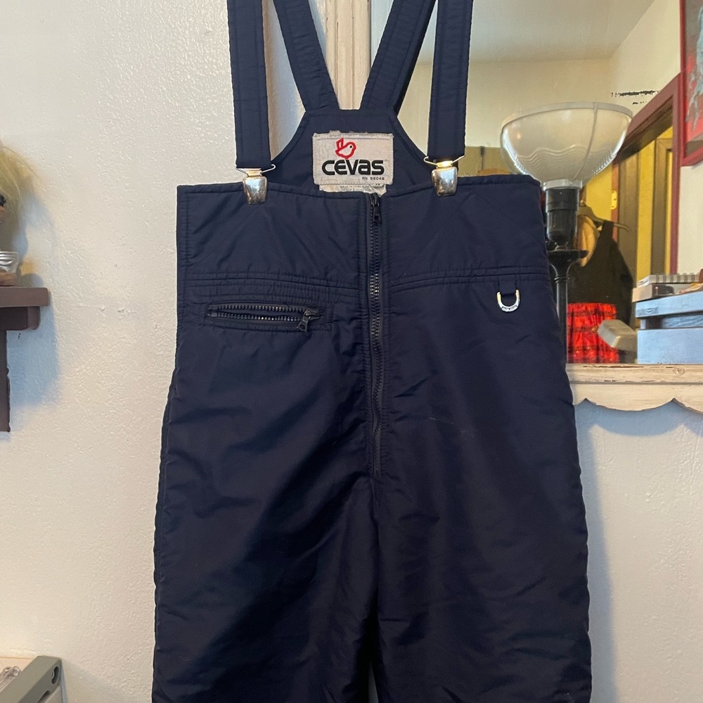 CEVAS Vintage 80’s overalls Snow Bib Child size 12 (or small ladies!)